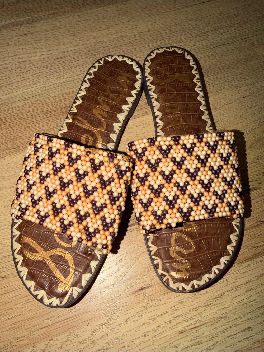 Beaded Sam Edelman sandals